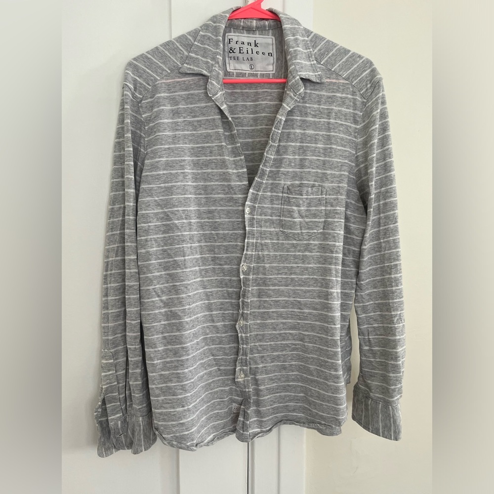 Frank & Eileen TeeLab Striped Button Down Shirt